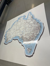 Large Map Australia Motorhome decal detailed Road Map Sticker Decal
